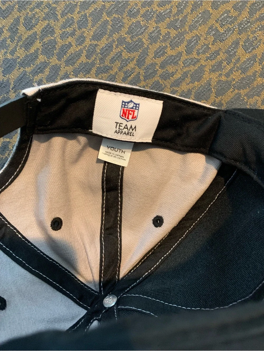 NFL Seahawks Gray Blue Youth cap/hat with Official NFL Hologram